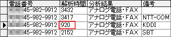 キャリア判定例